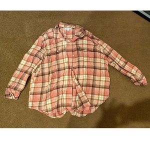 Old Navy Women’s  “Boyfriend” Flannel XXL